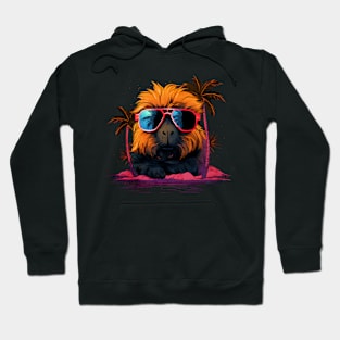 Retro Wave Peruvian Guinea Pig Shirt Hoodie